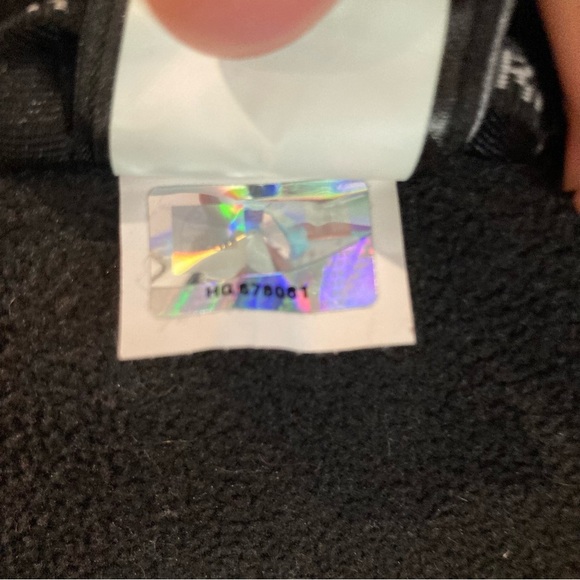 THE NORTH FACE Sz L Softshell Fleece Lined Original Hologram Fitted Jacket - Picture 10 of 16